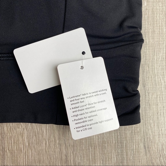 Lululemon Free to Be Serene High-neck Bra Black - Picture 7 of 8